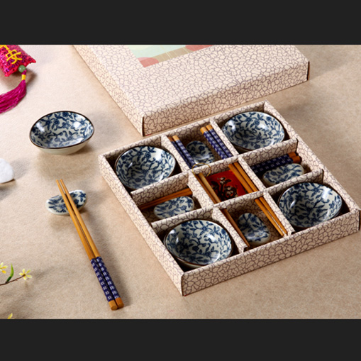 竹筷子、碟子餐具套裝