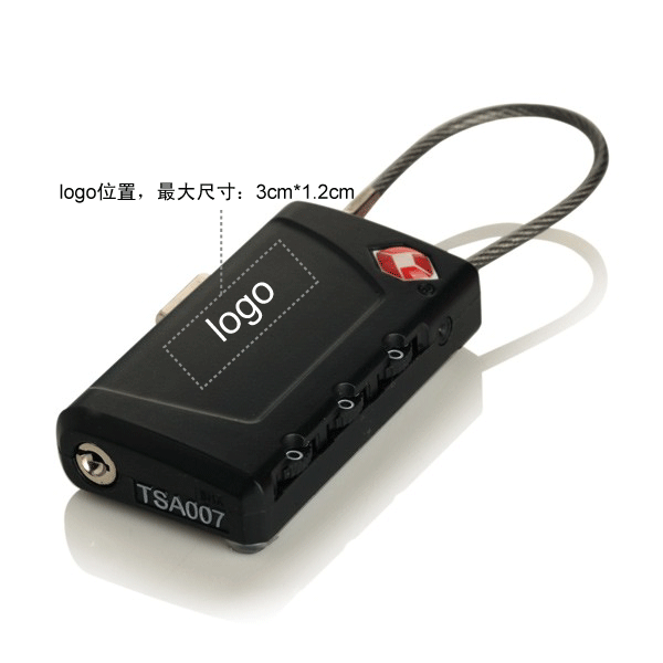 2合1TSA認(rèn)證密碼鎖，帶行李牌功能