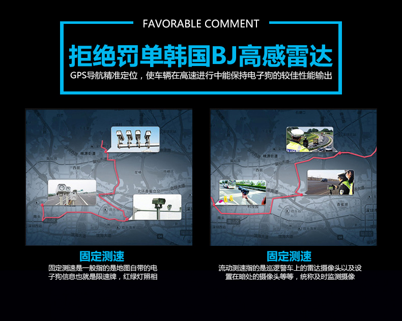 小霸王大屏人機互動行車記錄儀