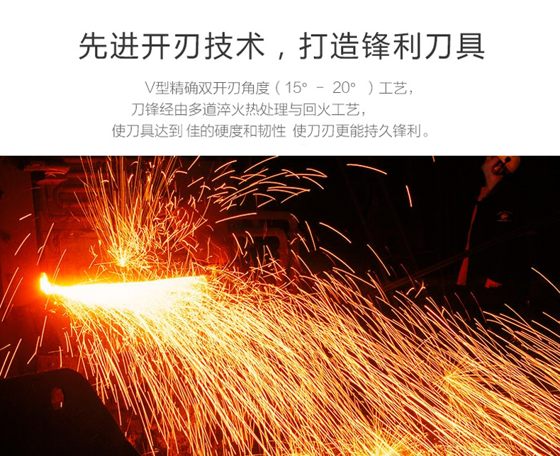 朗馬 心蕊高檔德國(guó)進(jìn)口不銹鋼廚房刀具套裝 鉬釩鋼菜刀 六件套