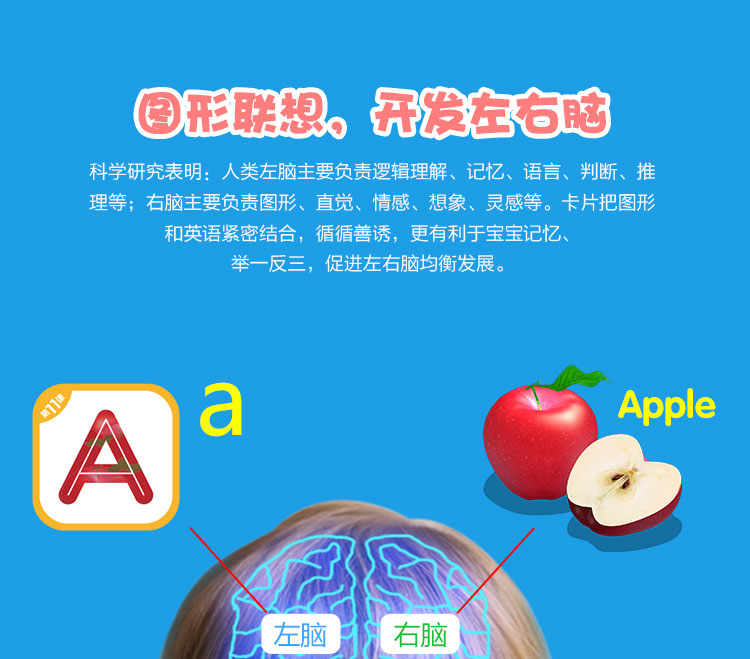 萌橙CC 魔法水果英語兒童早教卡AR立體認知有聲識字卡片益智玩具