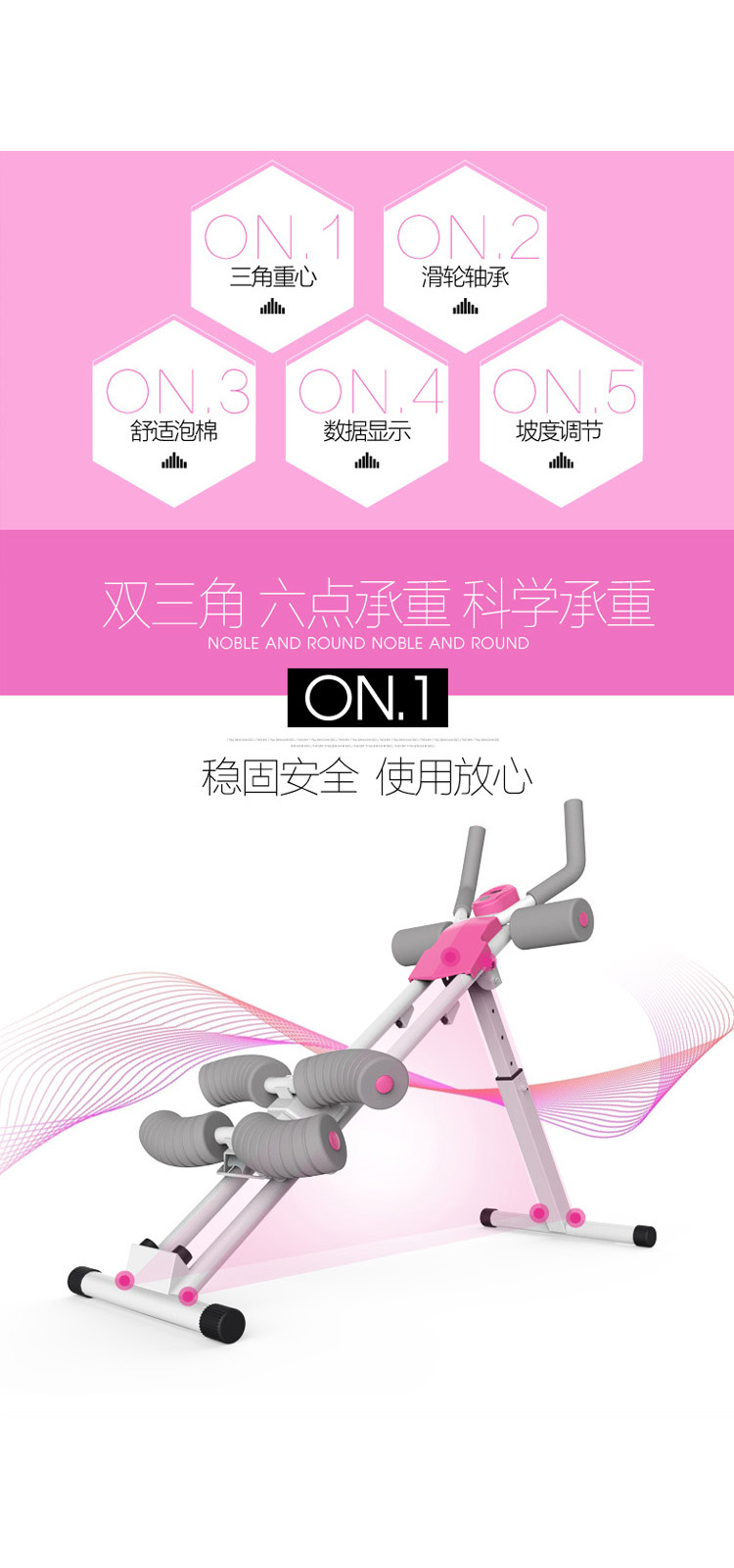 美國居康 液晶顯示收腹美腰機