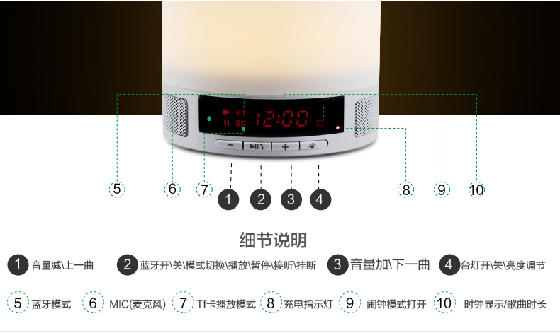 L2 藍(lán)牙音箱、藍(lán)牙音箱燈