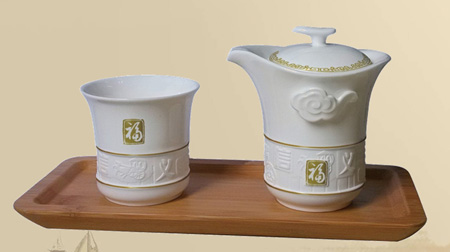 詩(shī)禮華章辦公茶具兩件套