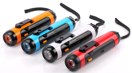 行者5合1汽車工具（手電筒、移動電源、FM收音機(jī)、防盜報(bào)警器）