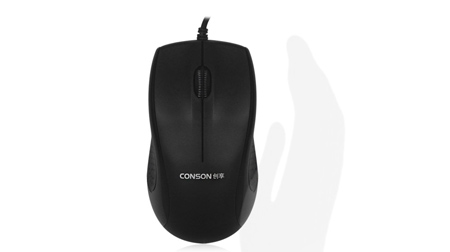 CM703有線光學辦公鼠標臺式筆記本USB口電腦游戲鼠標