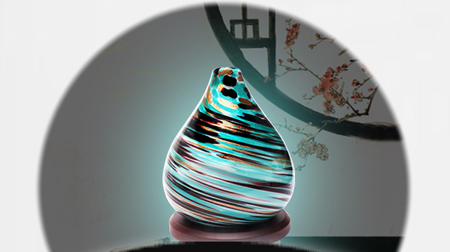 中國(guó)風(fēng)高端智能琉璃燈（無(wú)底坐）