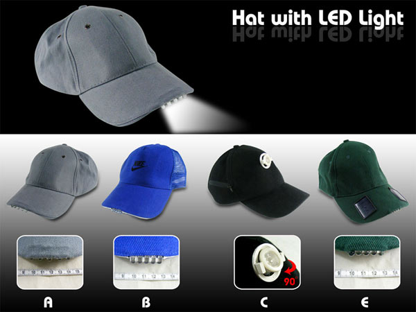 LED發(fā)光帽子，LED照明帽子，LED閃光帽子